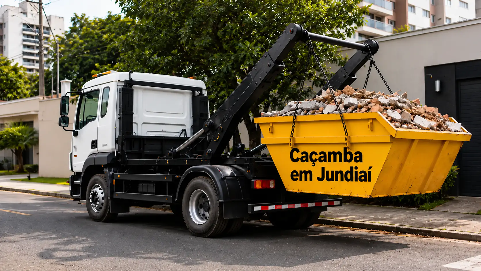 Disk caçamba para retirada de entulho em Jundiaí