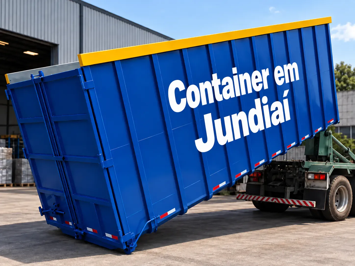 Container de entulho para obras, condomínios e empresas em Jundiaí